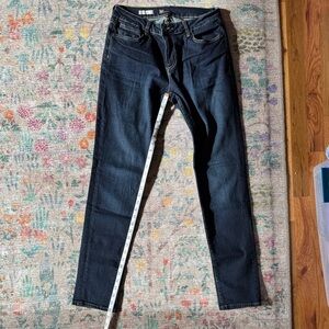 Kut from the Kloth Dark Blue Diana Kurvy Skinny Jeans Size 10